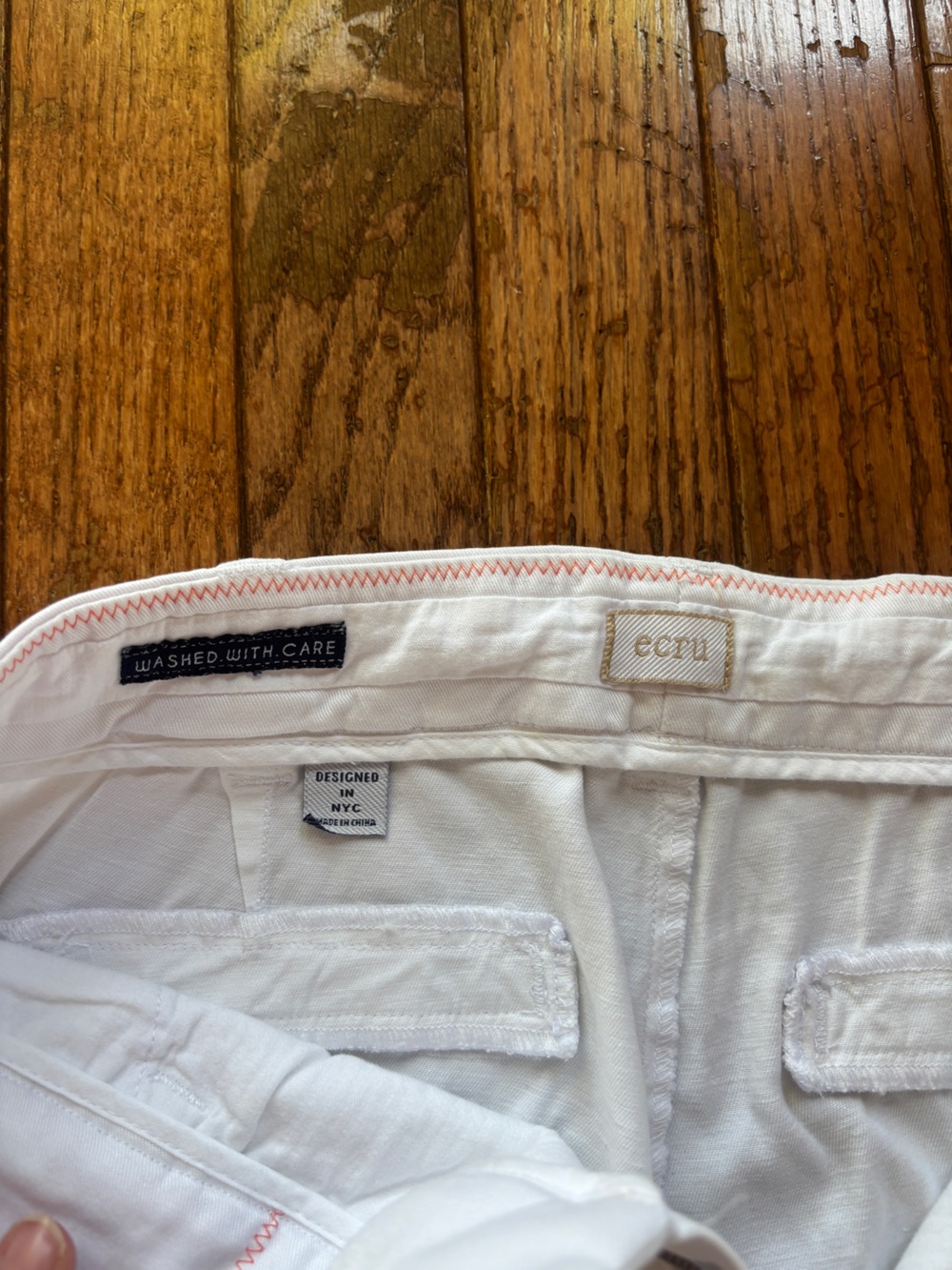 Womens Ecru white pants size 8 - Picture 8 of 10